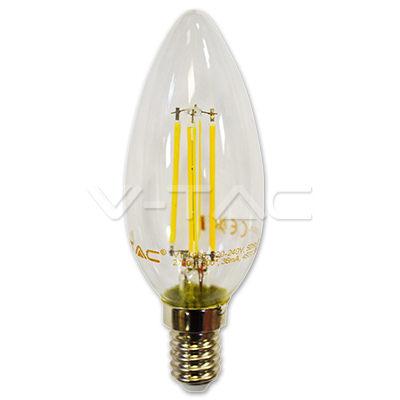 LED žarulja - 4W filament E14 oblik svijeće 4500K