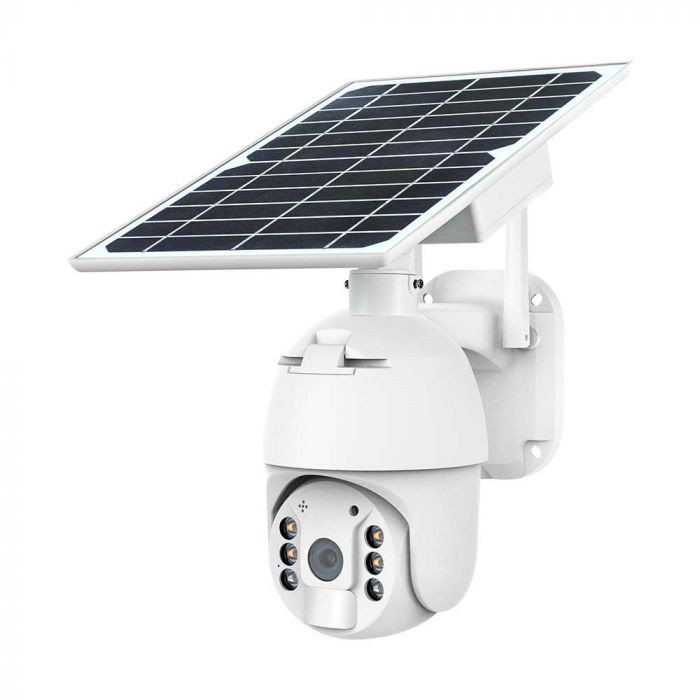 HD SMART solarna PTZ kamera sa senzorom, bijela