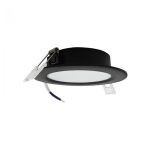 LED paneli mali-ugradbeni-okrugli, crna boja